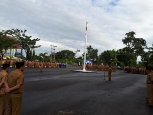 Apel Gabungan Perdana, Penjabat Walikota Ajak ASN Tingkatkan Kinerja
